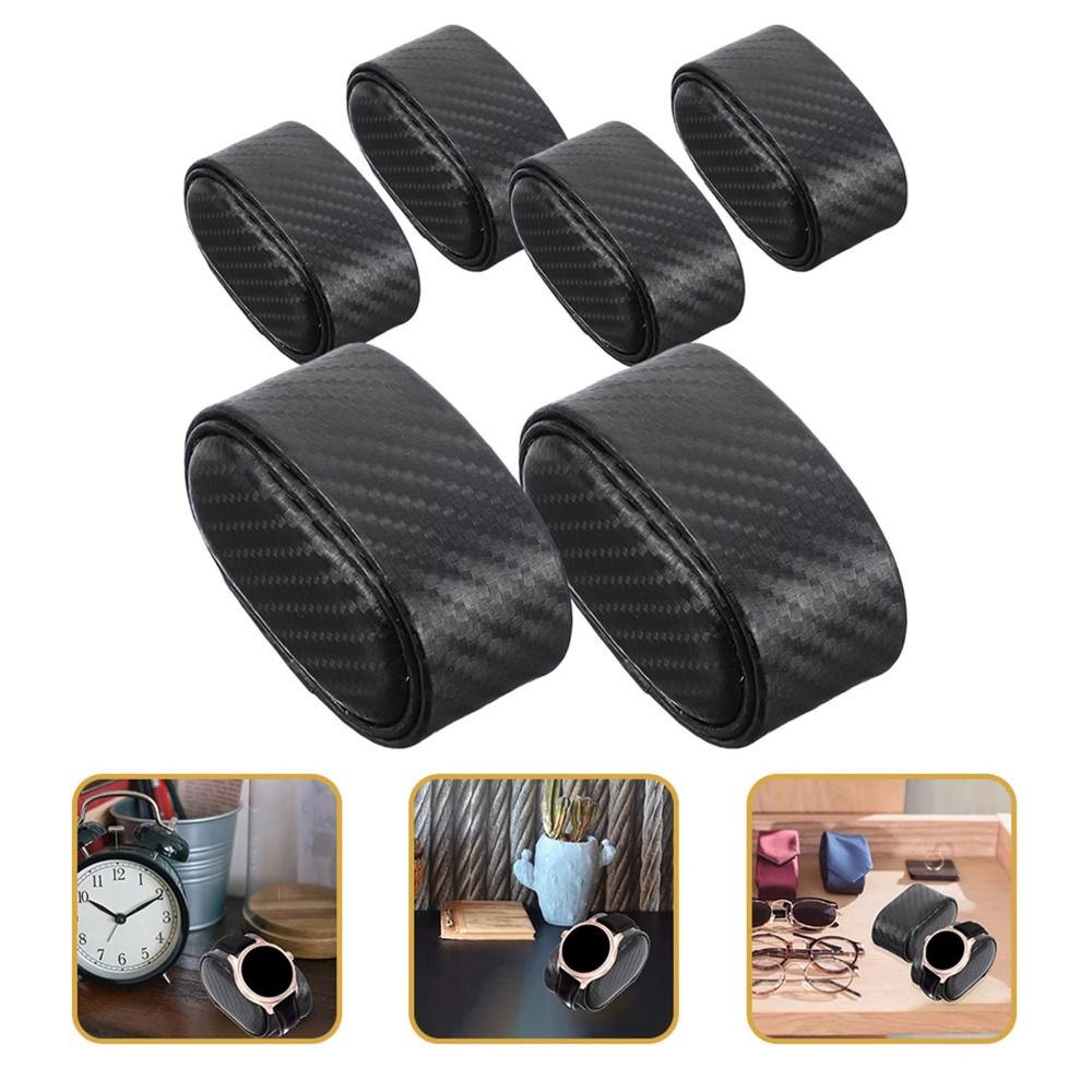 Watch Display Storage Box Carbon Fiber - Carbon Fiber Texture Watch Display Pillow