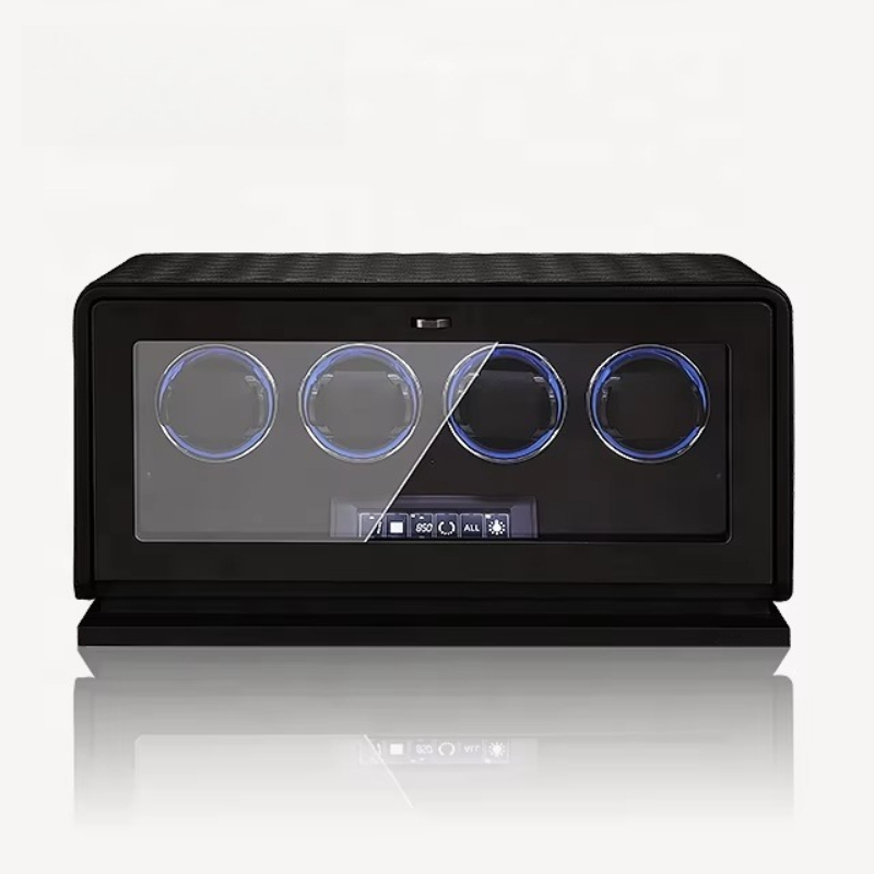 Watch Winder 4 Watches Automatic Silent - Luxury Automatic Wooden Watch Winder 4