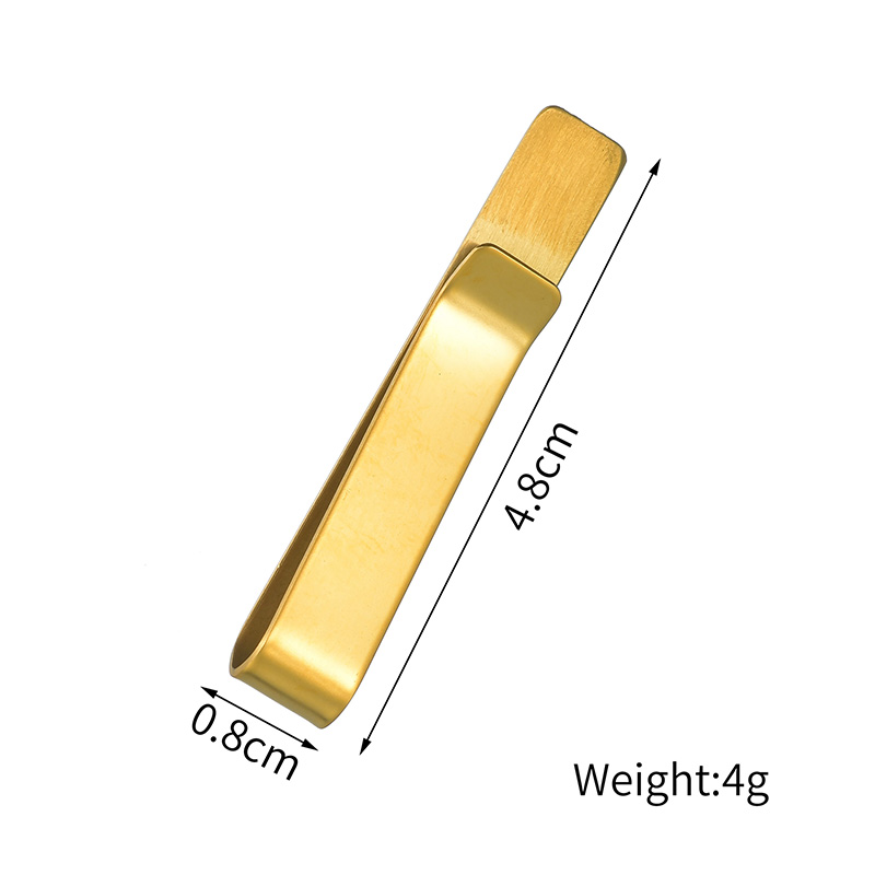 Stainless Steel Engraved Name  - Tie Clip Bar Set Stainless Steel ulasan dan harga