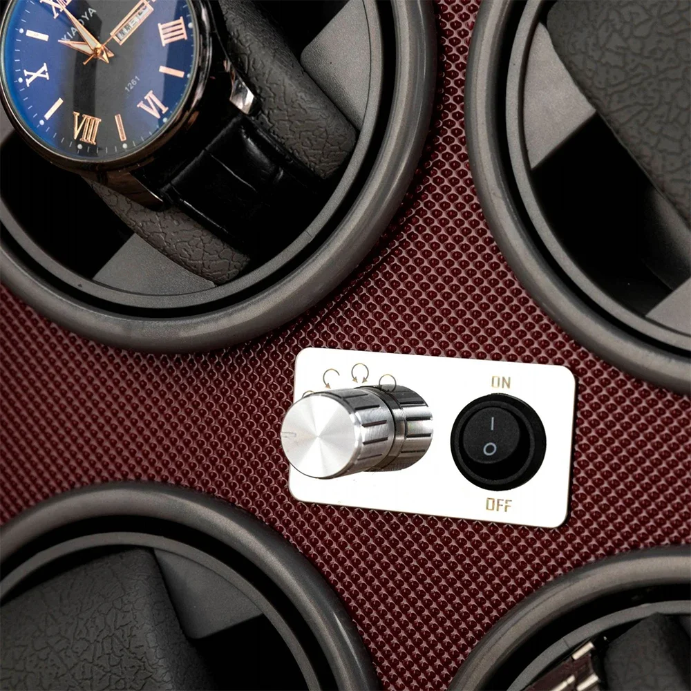 OEM RBYENOU 4 slot Silent Moto - Watch Winder 4 Watches Automatic Silent ulasan dan harga