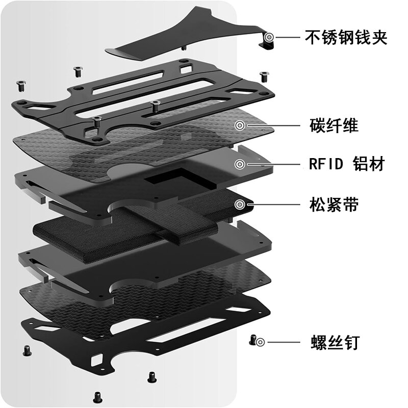Metal Wallet Air Tag for Men M - Money Clip Minimalist Rfid Blocking ulasan dan harga