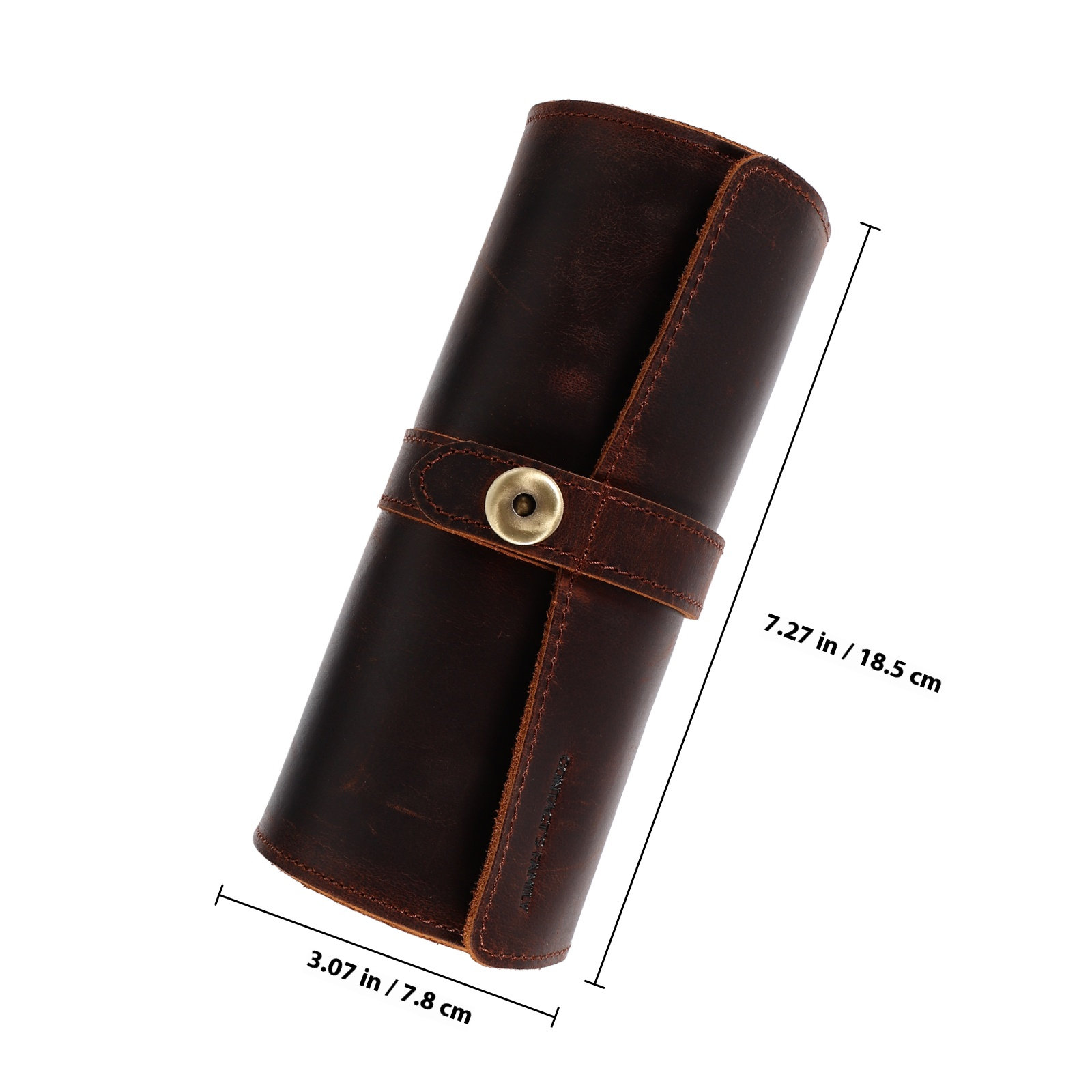 3 Slots Watch Roll Case Organi - Watch Travel Roll Case 3 Slots Leather ulasan dan harga
