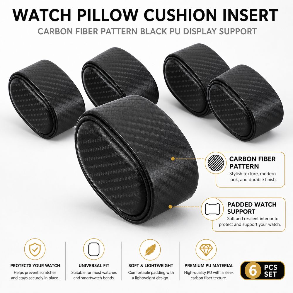 Carbon Fiber Texture Watch Dis - Watch Display Storage Box Carbon Fiber ulasan dan harga