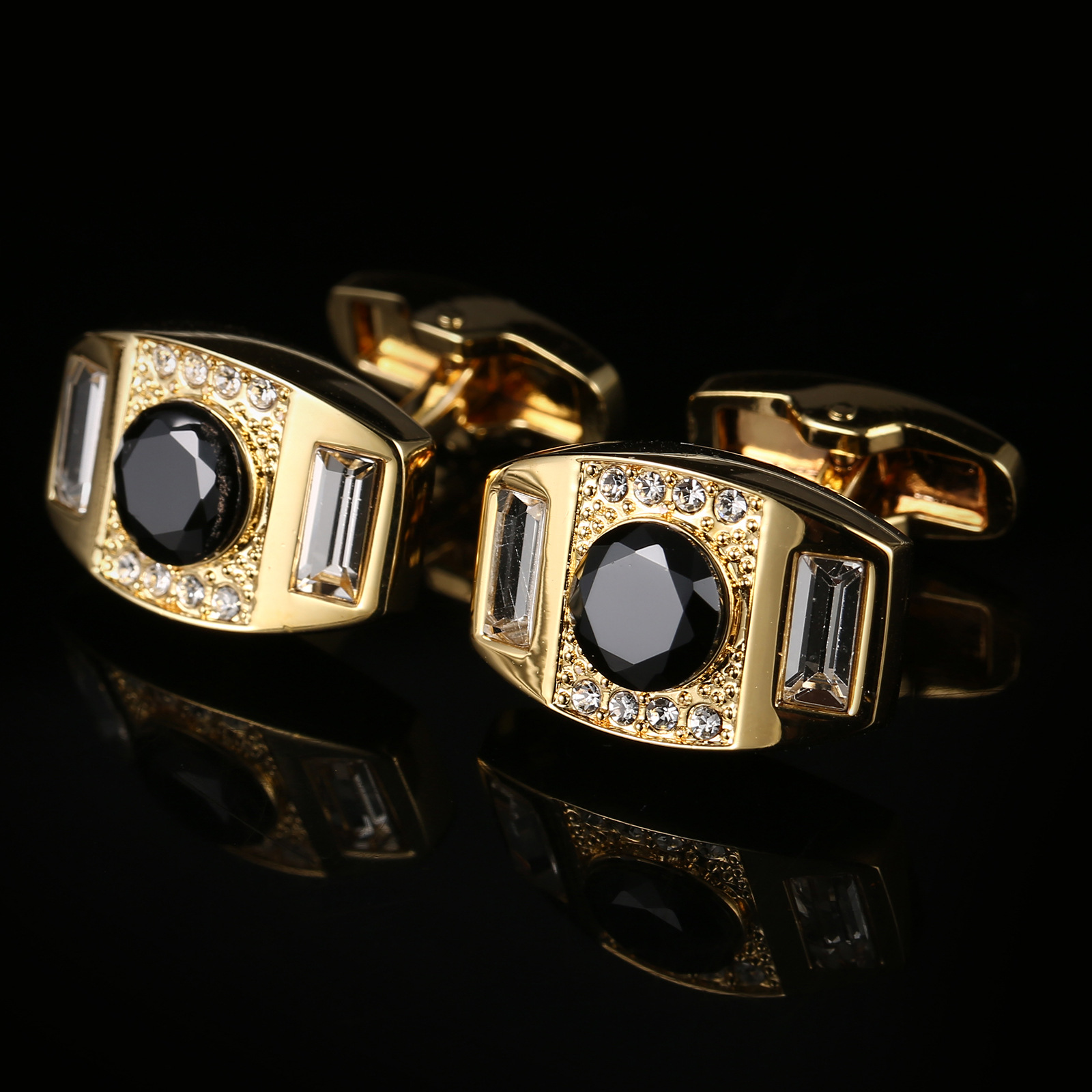High Quality Cufflinks Necktie - Tie Clip Bar Set Stainless Steel ulasan dan harga