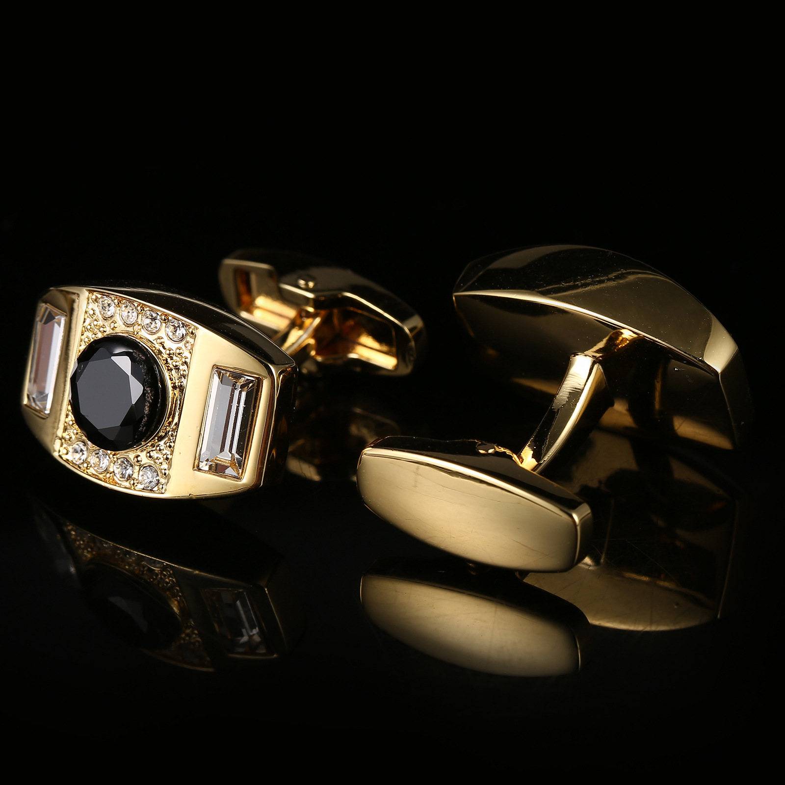 High Quality Cufflinks Necktie - Tie Clip Bar Set Stainless Steel ulasan dan harga