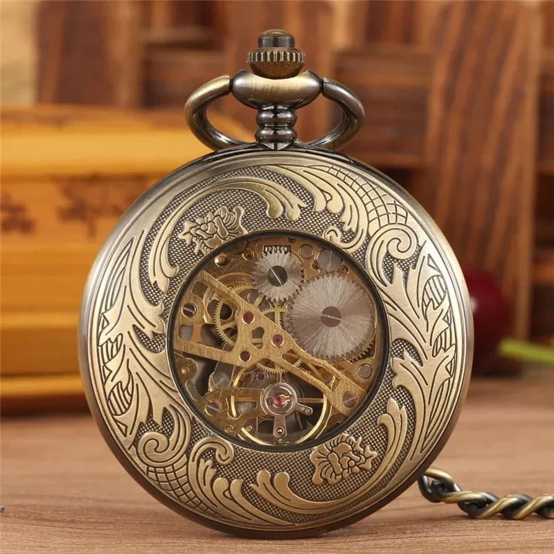 Vintage Octopus Design Men Wom - Pocket Watch Mechanical Skeleton Vintage ulasan dan harga
