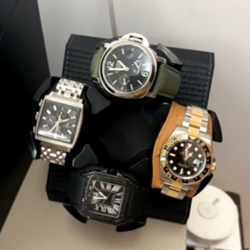 3 4 Slot Silent Automatic Watc - Watch Winder 4 Watches Automatic Silent ulasan dan harga