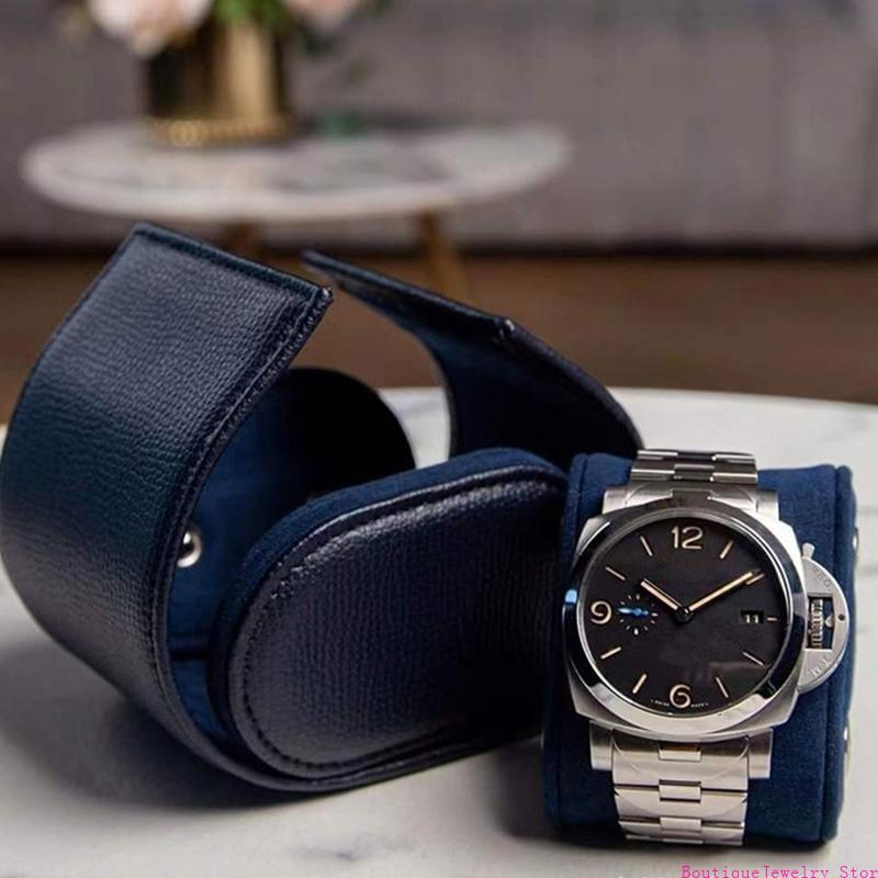 E1PE 1/2/3 Slots Watch Roll Tr - Watch Travel Roll Case 3 Slots Leather ulasan dan harga