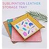 10 Pack Sublimation Blanks Val - Valet Tray Nightstand Organizer Leather ulasan dan harga