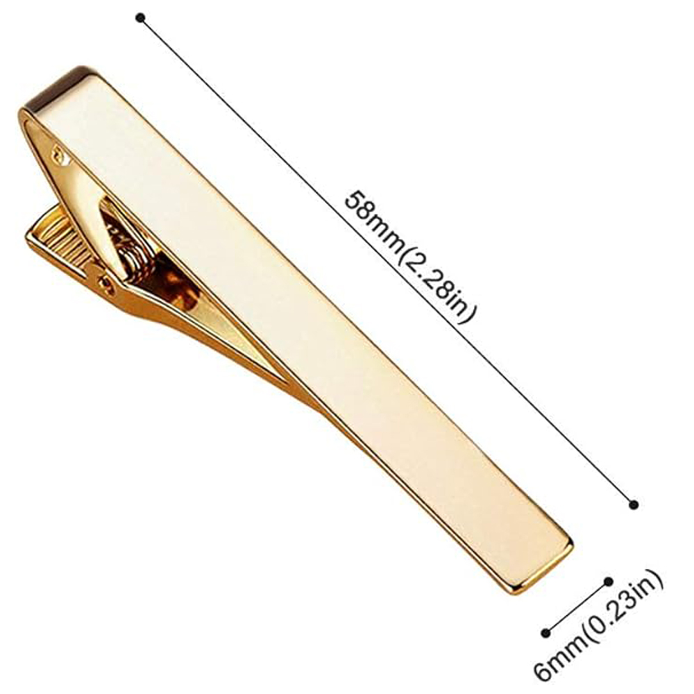 1 or 3 Pack Tie Clips for Men  - Tie Clip Bar Set Stainless Steel ulasan dan harga