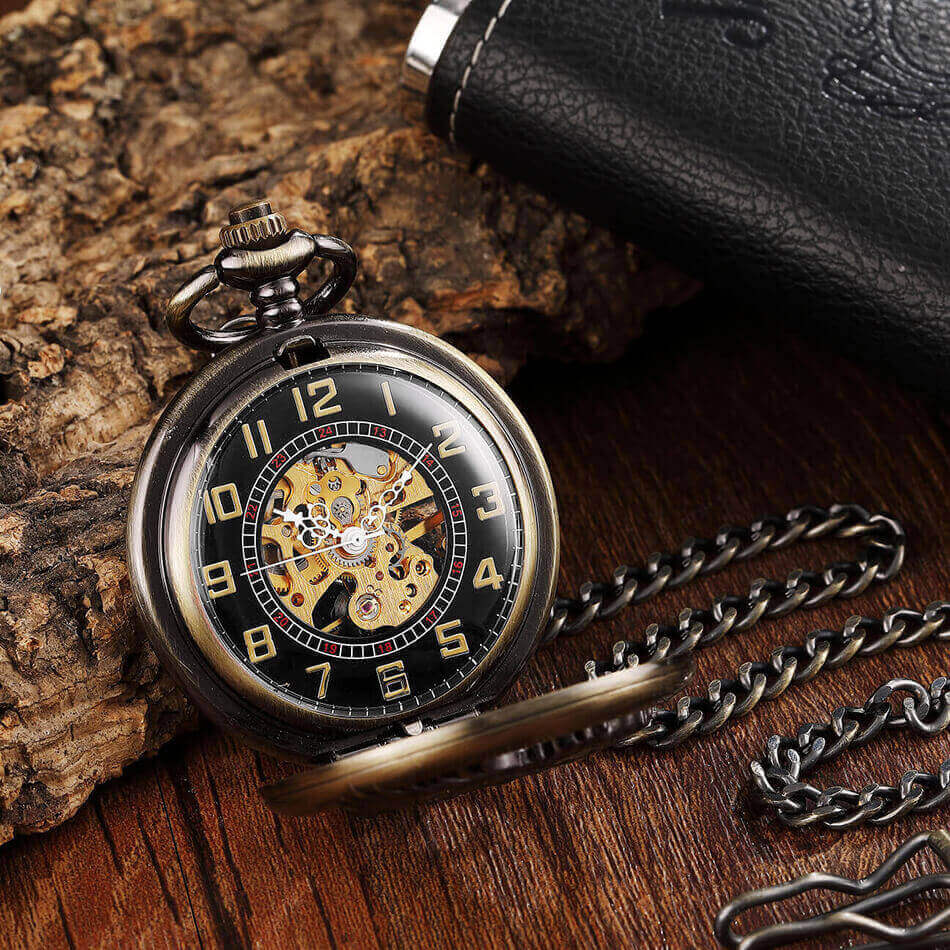 Vintage Fantasy Pegasus Horse  - Pocket Watch Mechanical Skeleton Vintage ulasan dan harga