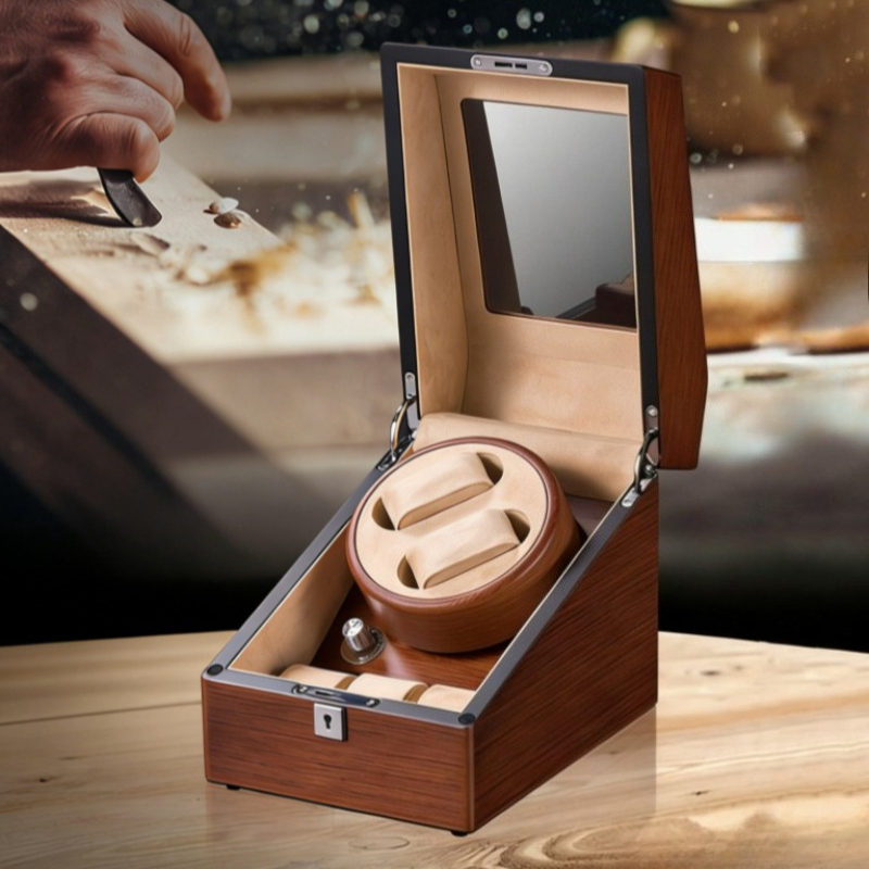 Automatic Watch Winders Wooden - Watch Winder 4 Watches Automatic Silent ulasan dan harga