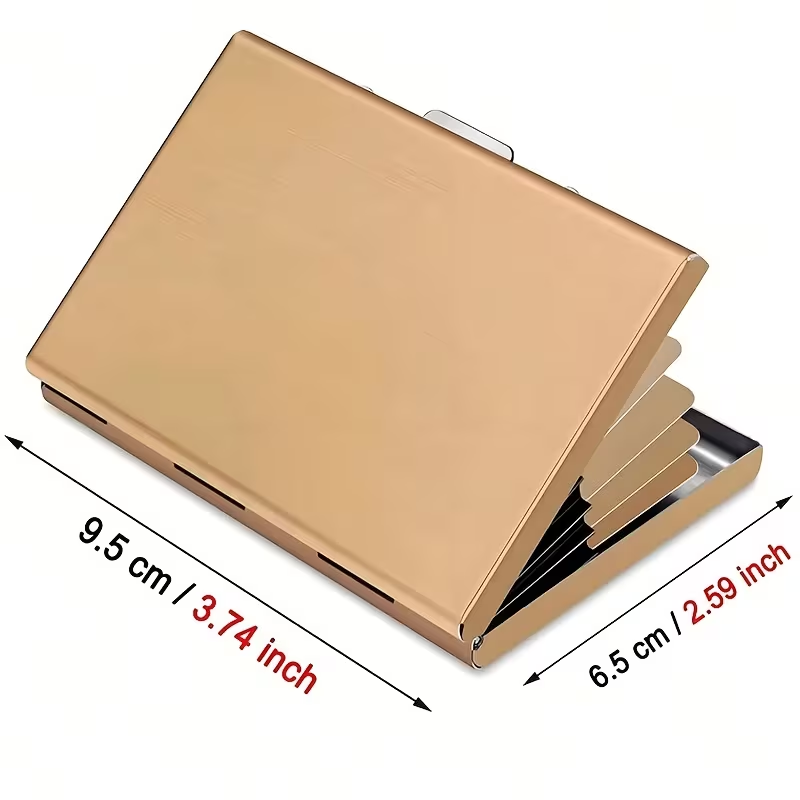 1Pc Customizable Name Engraved - Money Clip Minimalist Rfid Blocking ulasan dan harga