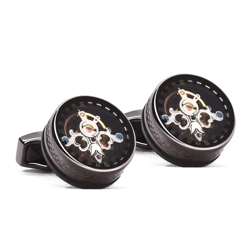 Tourbillon Cufflinks Luxury Br - Cufflinks Men Stainless Steel Luxury ulasan dan harga