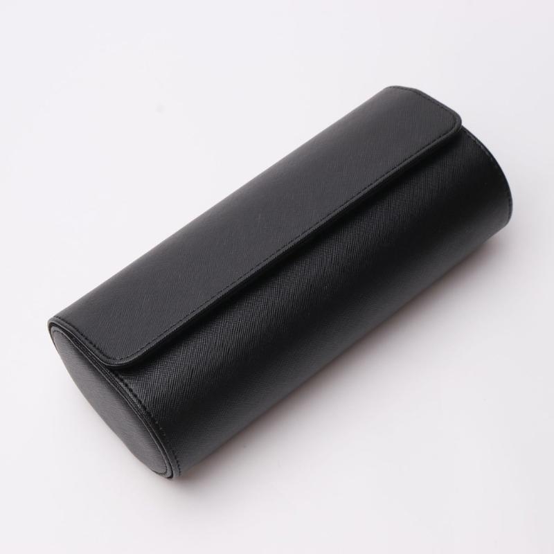 U4LF 3 Slots Watch Roll Travel - Watch Travel Roll Case 3 Slots Leather ulasan dan harga