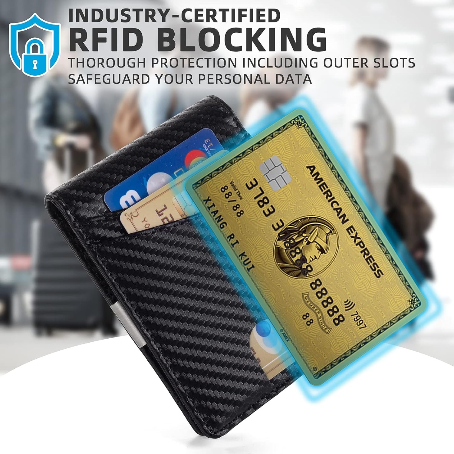 Mutural Minimalist Slim Wallet - Money Clip Minimalist Rfid Blocking ulasan dan harga