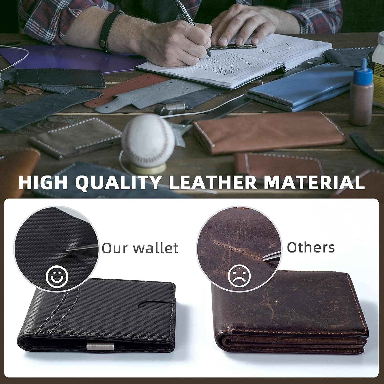 Mutural Minimalist Slim Wallet - Money Clip Minimalist Rfid Blocking ulasan dan harga