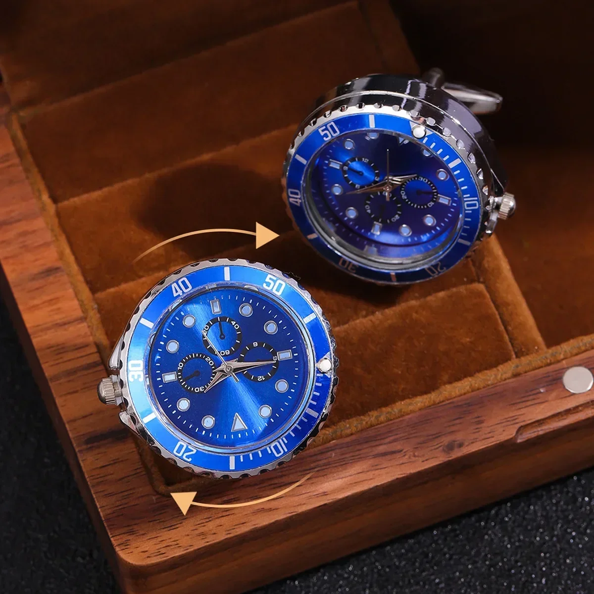 New Autumn Collection Light Lu - Cufflinks Men Stainless Steel Luxury ulasan dan harga