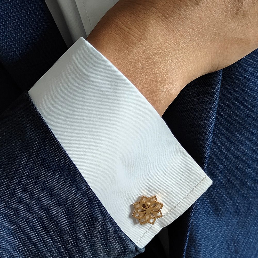 Luxury Cufflinks for Men Lotus - Cufflinks Men Stainless Steel Luxury ulasan dan harga