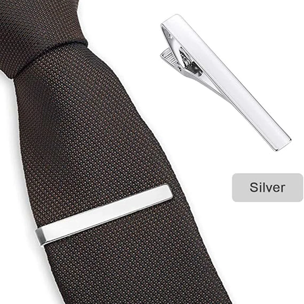 1 or 3 Pack Tie Clips for Men  - Tie Clip Bar Set Stainless Steel ulasan dan harga