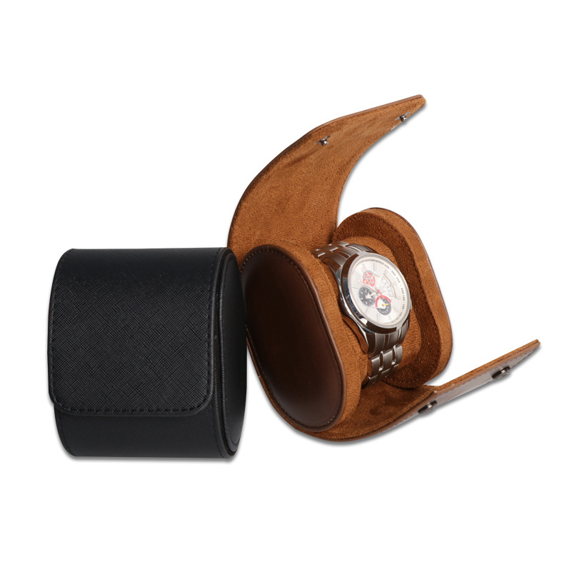Watch Roll Travel Case 1 2 3 S - Watch Travel Roll Case 3 Slots Leather ulasan dan harga