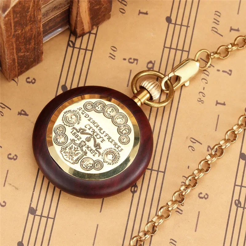 Vintage Skeleton Handwinding M - Pocket Watch Mechanical Skeleton Vintage ulasan dan harga