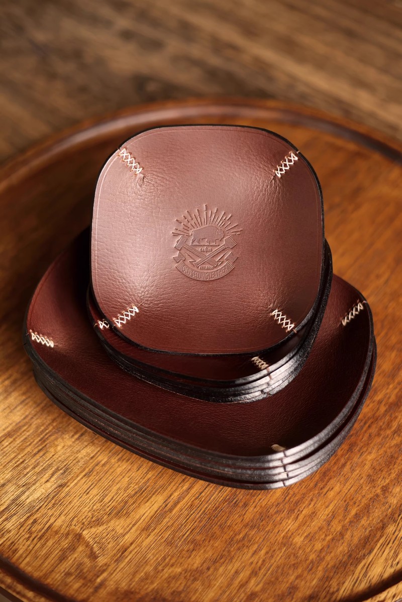 Handmade Italian Leather Valet - Valet Tray Nightstand Organizer Leather ulasan dan harga