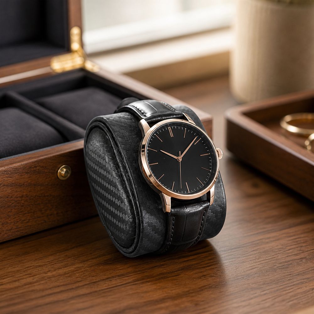 Carbon Fiber Texture Watch Dis - Watch Display Storage Box Carbon Fiber ulasan dan harga