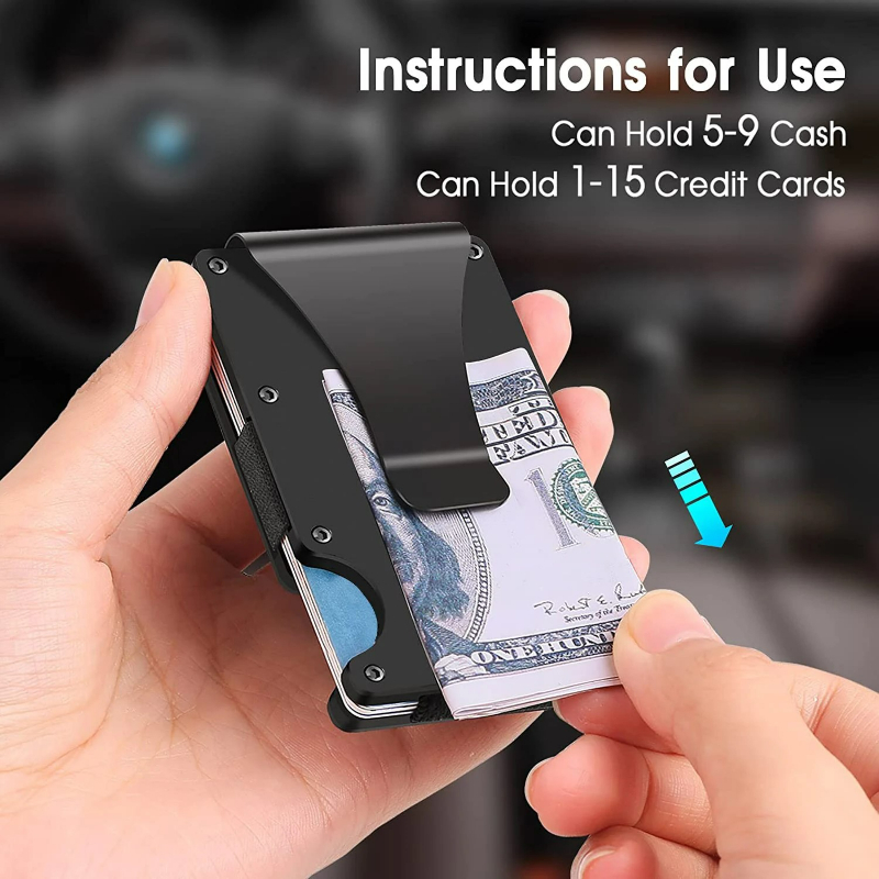 Minimalist Slim RFID Blocking  - Money Clip Minimalist Rfid Blocking ulasan dan harga