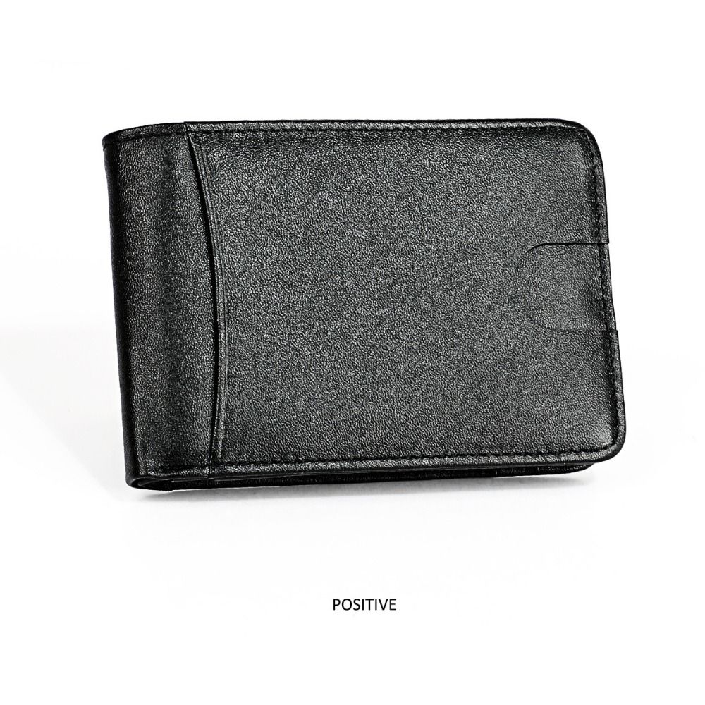 Minimalist Men's Leather Slim  - Money Clip Minimalist Rfid Blocking ulasan dan harga