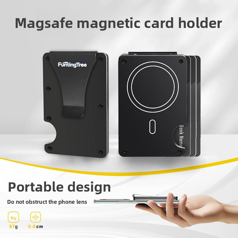 Compatible with MagSafe Wallet - Money Clip Minimalist Rfid Blocking ulasan dan harga