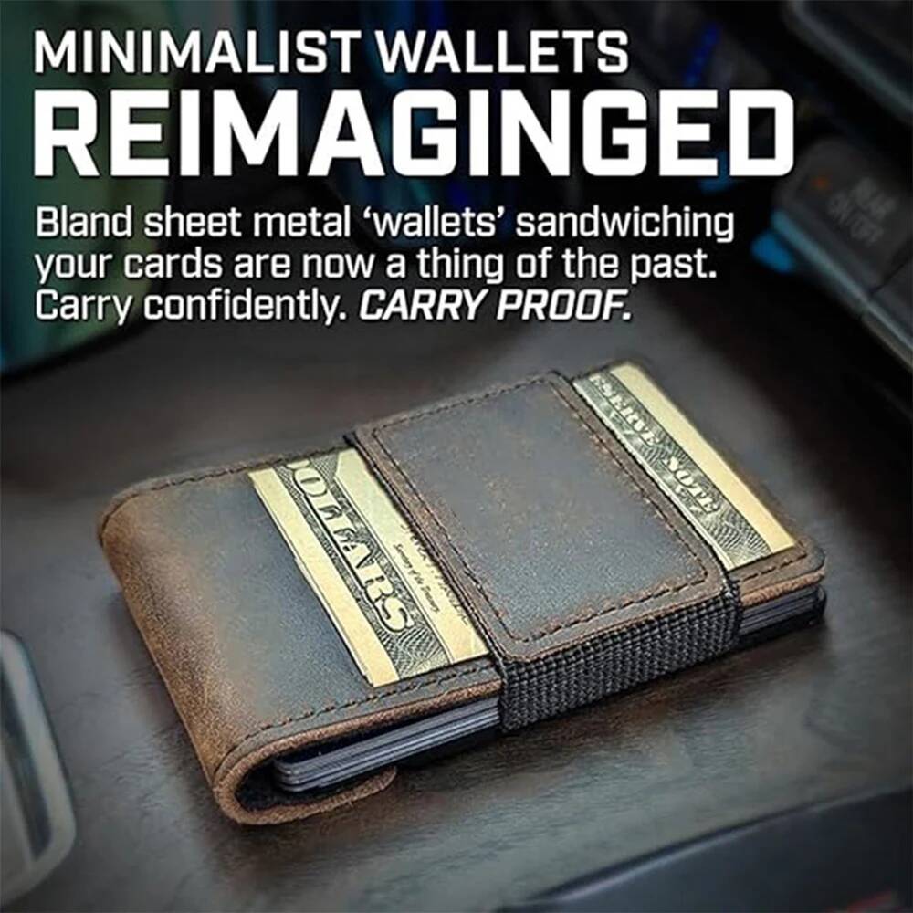 OUIO Men's RFID Blocking Minim - Money Clip Minimalist Rfid Blocking ulasan dan harga