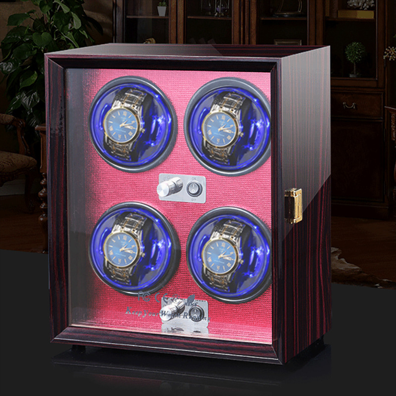 Luxury Watch Winder 4 Watches  - Watch Winder 4 Watches Automatic Silent ulasan dan harga