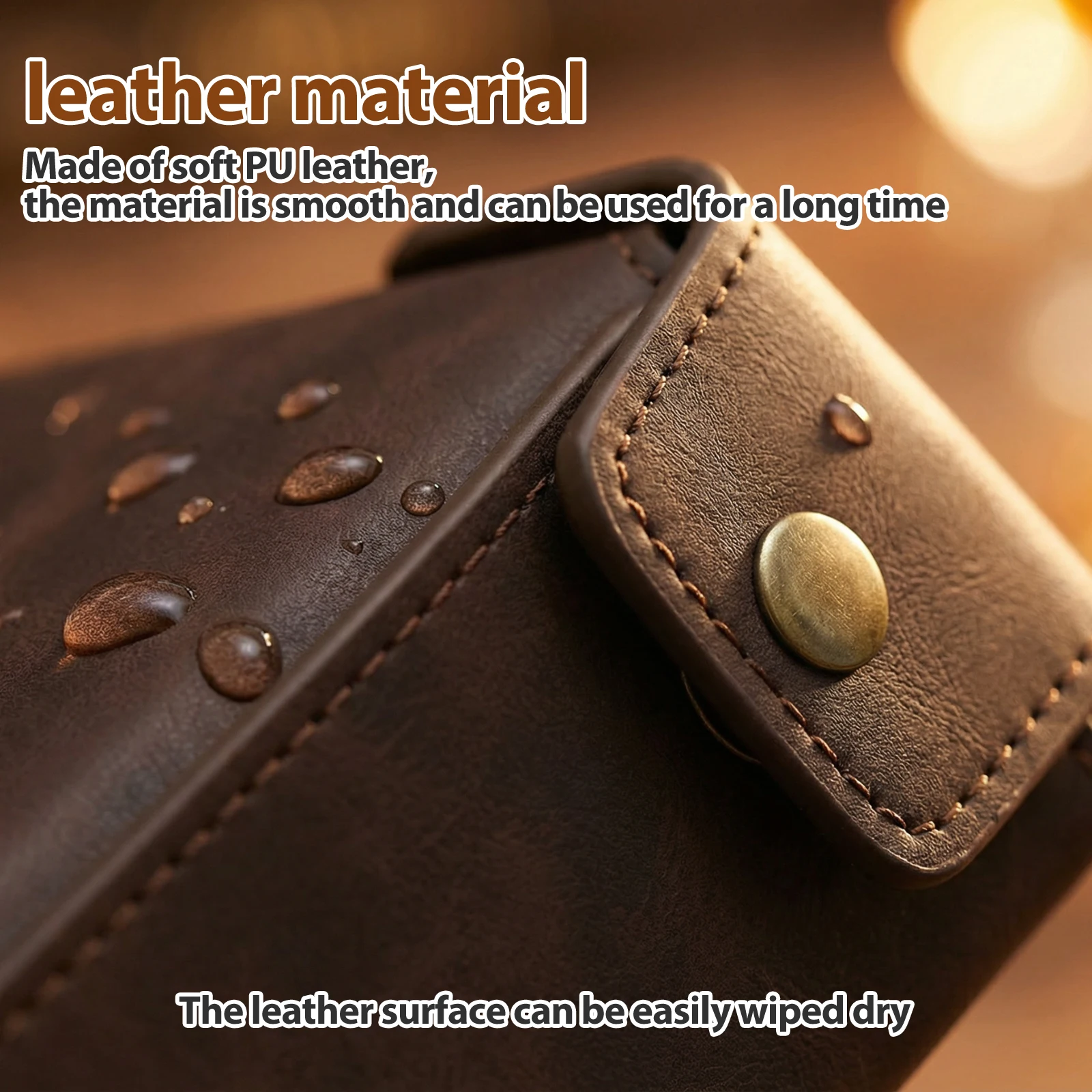 PU Leather Valet Tray Portable - Valet Tray Nightstand Organizer Leather ulasan dan harga