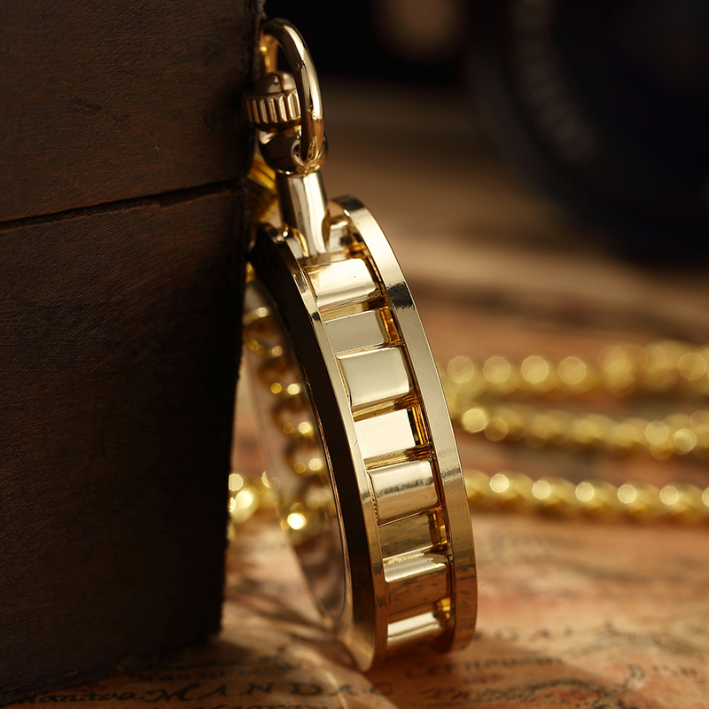 Vintage Watch Necklace Steampu - Pocket Watch Mechanical Skeleton Vintage ulasan dan harga