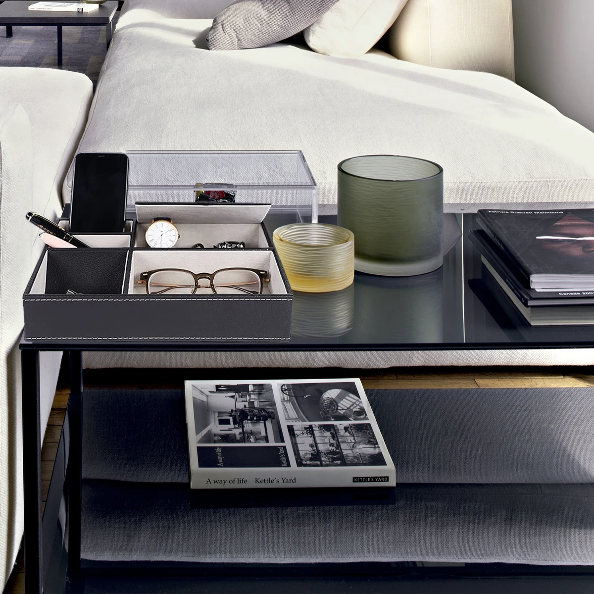 Faux Leather Men's Valet Tray  - Valet Tray Nightstand Organizer Leather ulasan dan harga